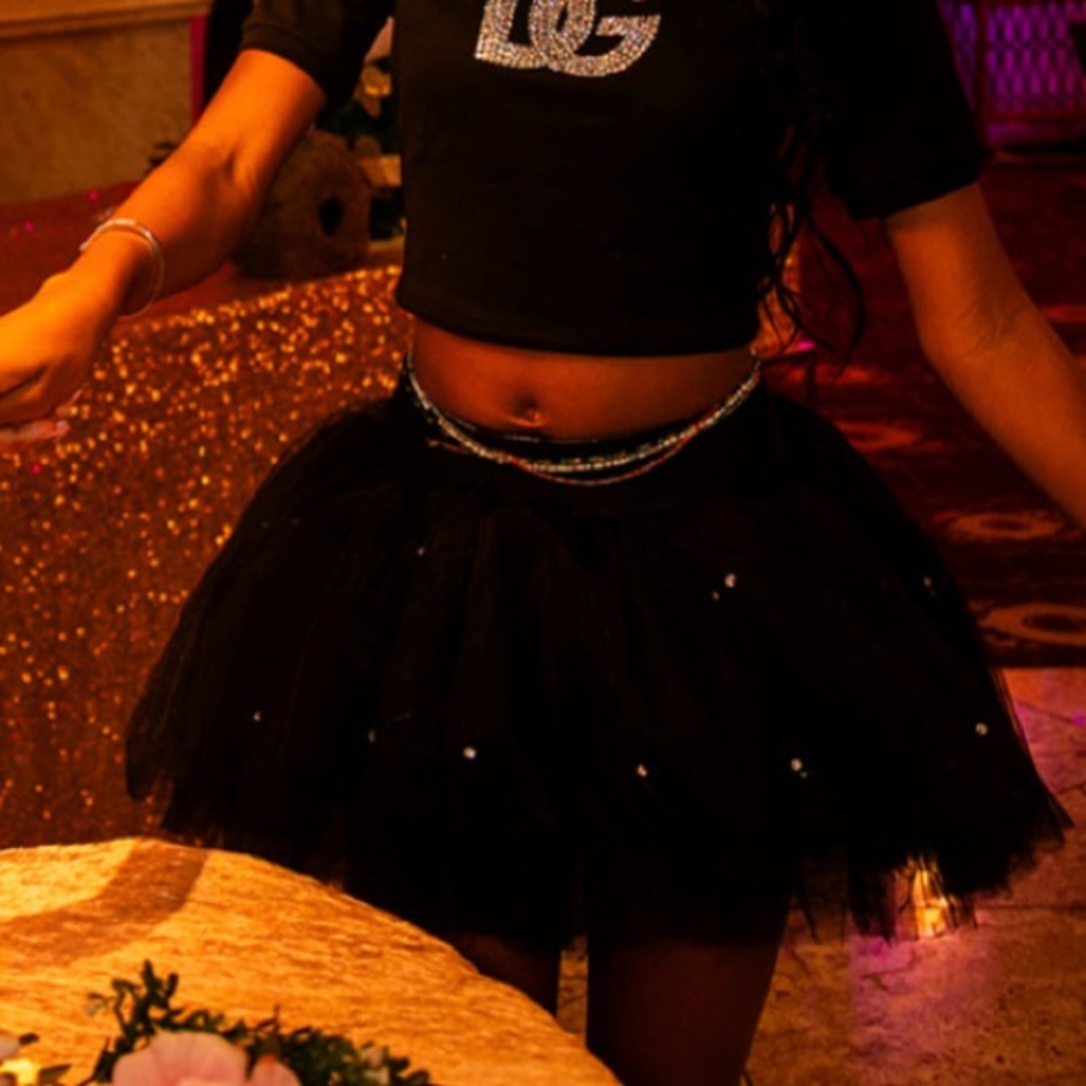 Dolce & Gabbana Black Circle Skirt